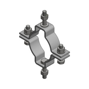 ABRAZADERA ESPIGA - POSTE DOBLE